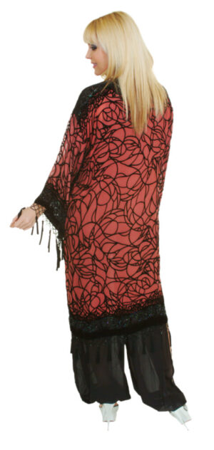 1816 - Spider Long Jacket, burnt-velvet