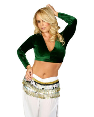 2050 - Rayon Sash with Holographic Sequins