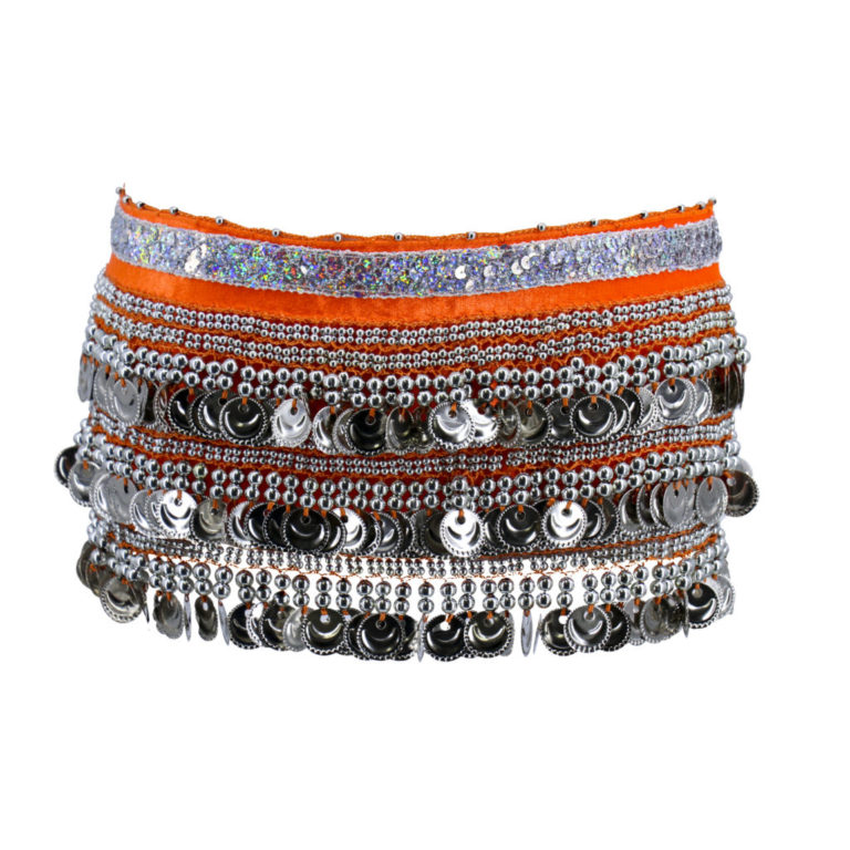 2058 - Velvet Sash with Happy Face Coins - Image 2