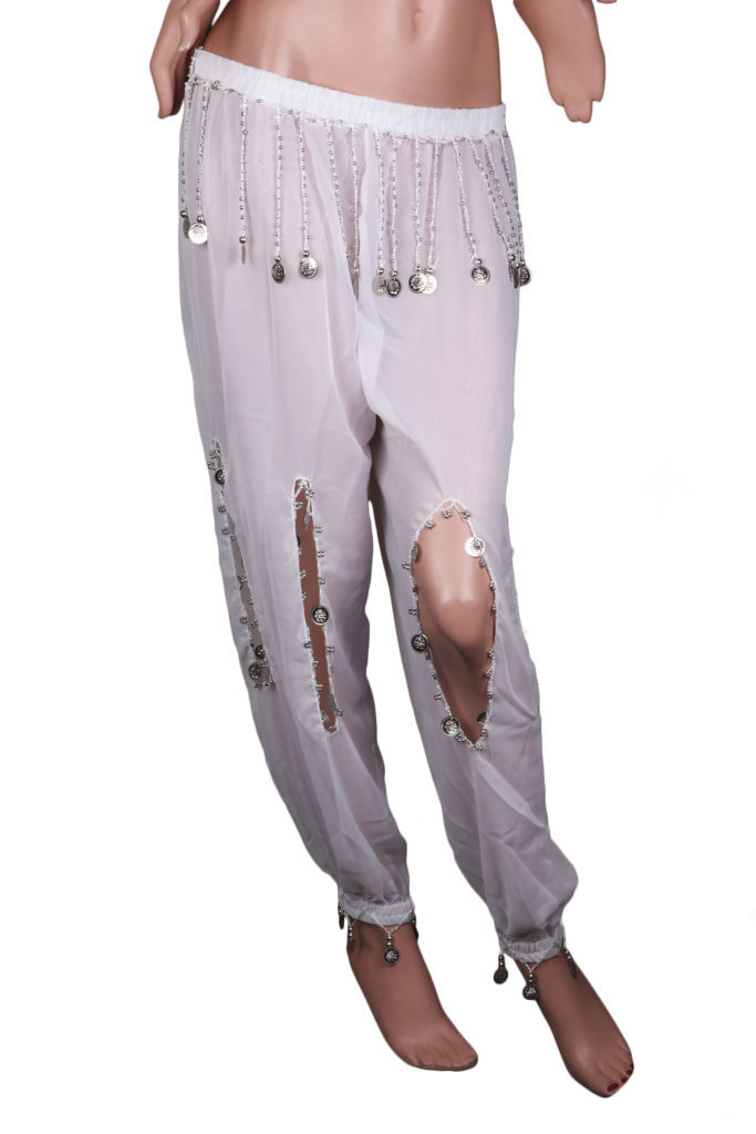 2064 - Harem Pants with Coin Charms - Image 3