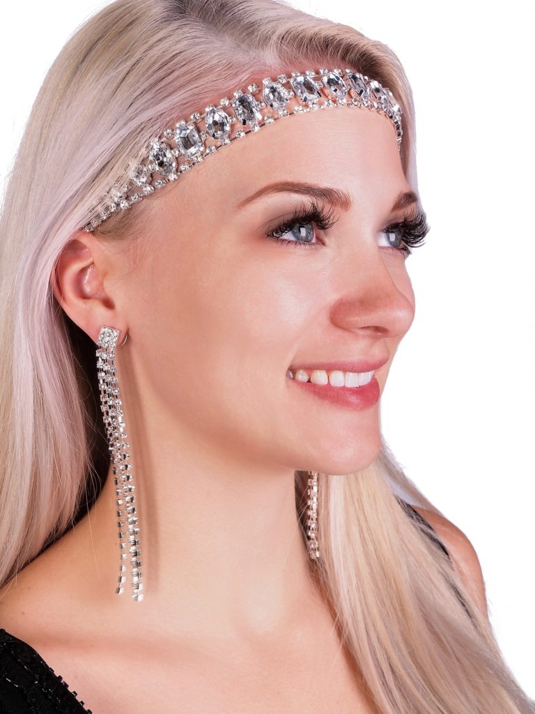213 - 3 Row Earring - Image 2
