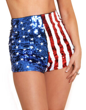 2270USA - Shorts - Star & Stripes with Zipper