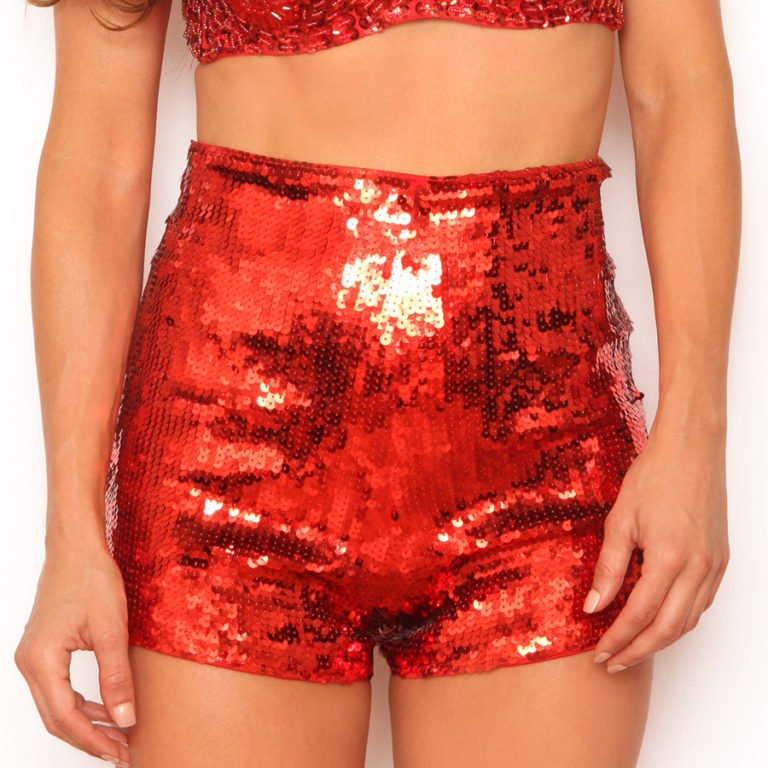 2270 - Sequins Shorts with Zipper - Image 6