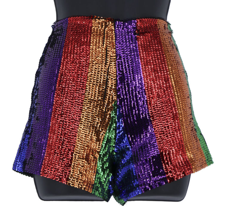 2270 - Sequins Shorts with Zipper - Image 12