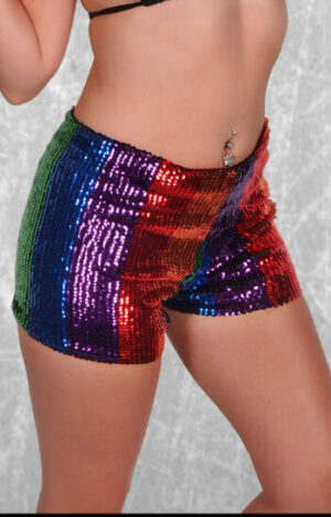 2270RNB - Shorts - Rainbow with Zipper