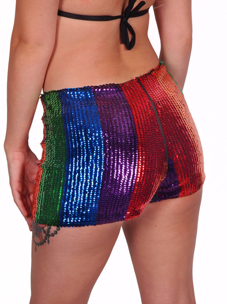 2270RNB - Shorts - Rainbow with Zipper - Image 2
