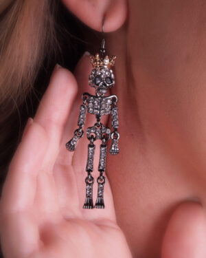 23136 - Skeleton Dangle Earrings