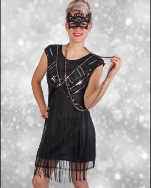2425 - Flapper Dress-  Fringed