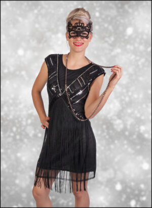 2425 - Flapper Dress-  Fringed