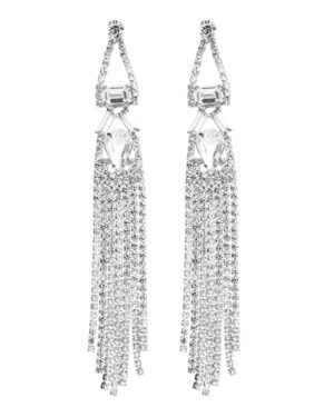 25813 - Geometric Earring with Fringes