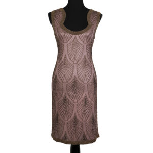 2726 - Flapper Dress - Copper with Copper