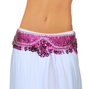 2894B - Beaded Belt with Paillettes