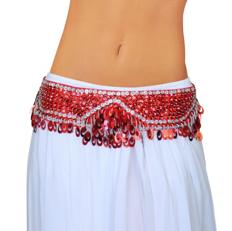 2894B - Beaded Belt with Paillettes - Image 3