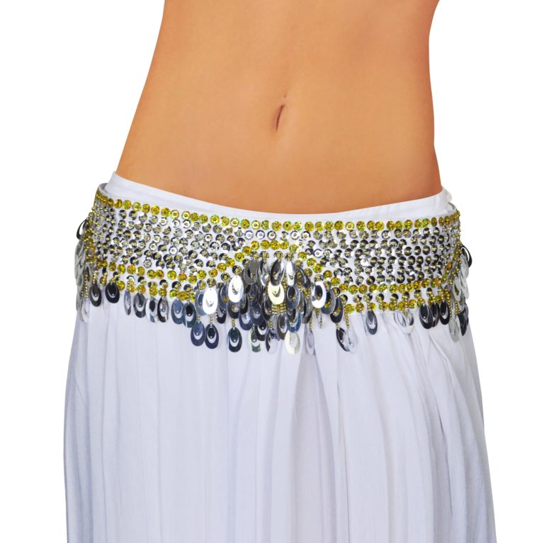2894B - Beaded Belt with Paillettes - Image 4