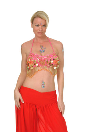 2909 - Top with Paillettes and Coins