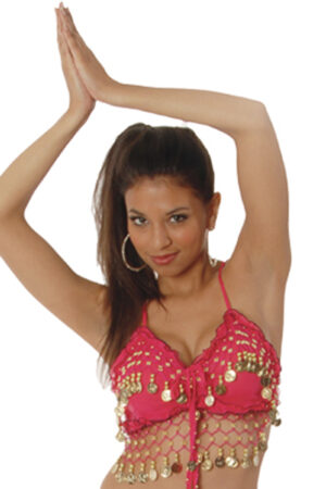 2913 - Coin Top Rose Design