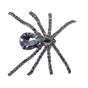 30308 - Spider Brooch, Rhinestone