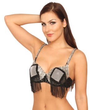 3034 - Bra with Silver Decoration
