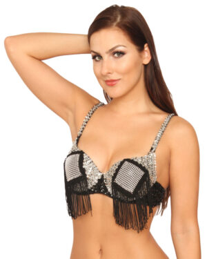 3034 - Bra with Silver Decoration