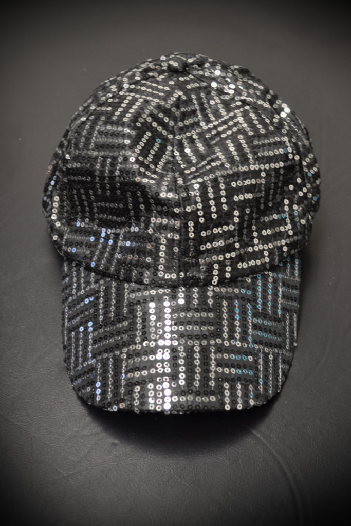 3815 - Sequin Baseball Cap 2 tone - Image 2