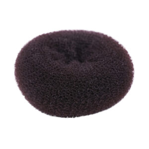 3827 - Hair Donut, Black..1.  Tie Hair Into Ponytail..2.  Pull Hair Through Donut..3.  Wrap Hair Around ...