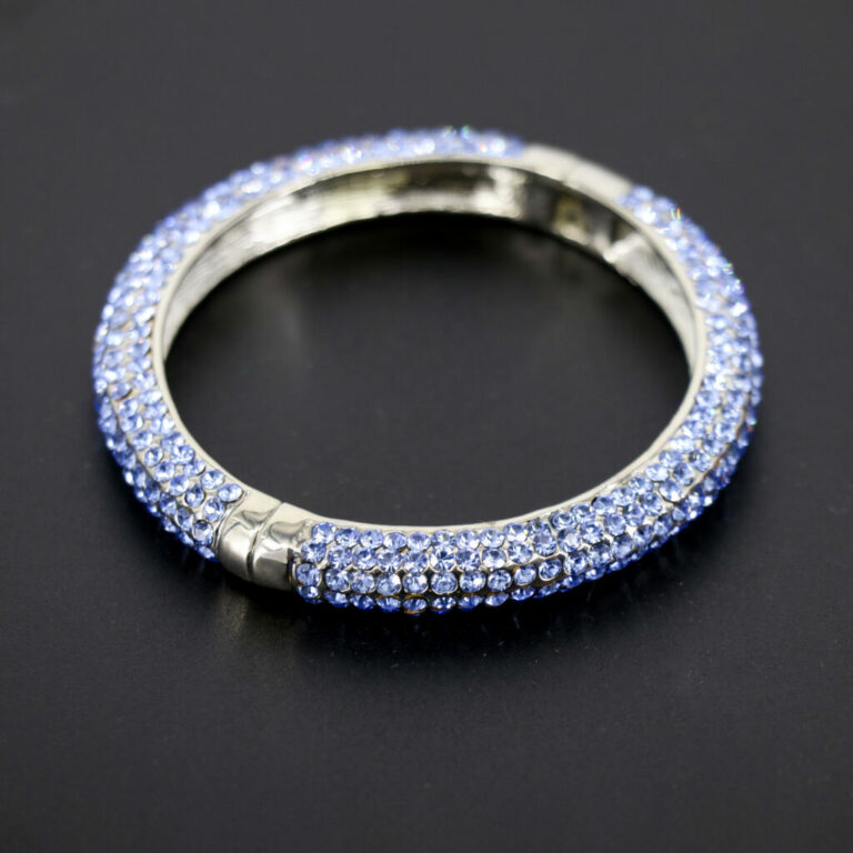 40318 - Rhinestone Hinged Bangle - Image 10