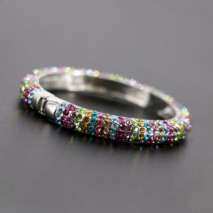 40318 - Rhinestone Hinged Bangle