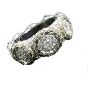 40400 - Circular Rhinestone Bangle Large