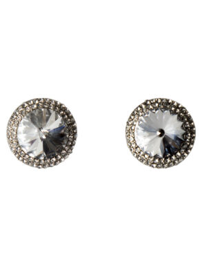 472 - 16 mm Rivoli Round Earring