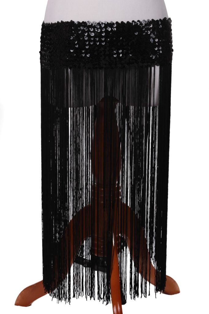 538 - Stretchy Sequin Belt with Fringes - Image 6