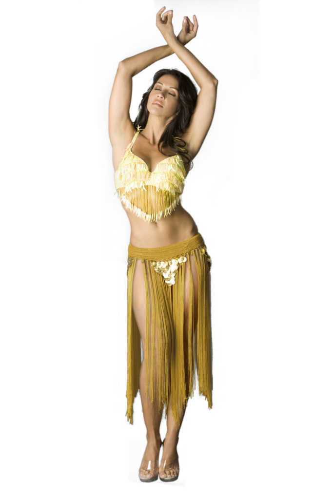 541 - Gypsy Belt with Fringes & coins - Image 4