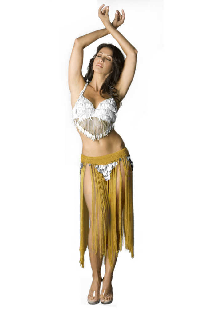 541 - Gypsy Belt with Fringes & coins - Image 3