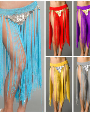 541 - Gypsy Belt with Fringes & coins