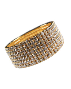 5477 - 7 Row Stretchy Rhinestone Bracelet