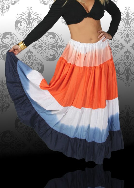 552 - Tribal Cotton Skirt - Multi - Image 3