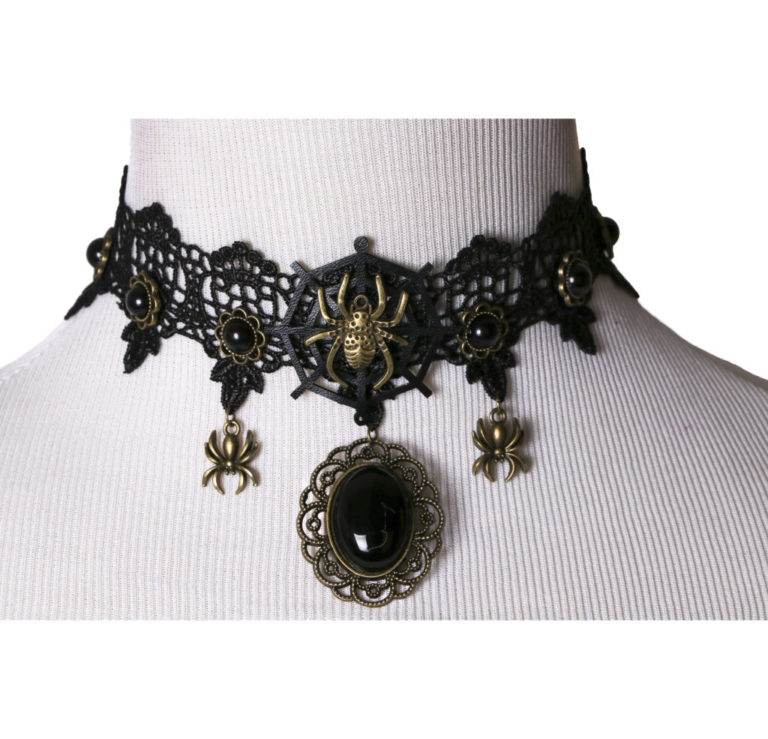 55419 - Spider Lace Choker - Image 2