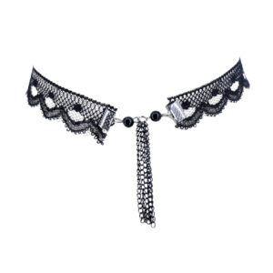 55428 - Victorian Mesh Lace Choker