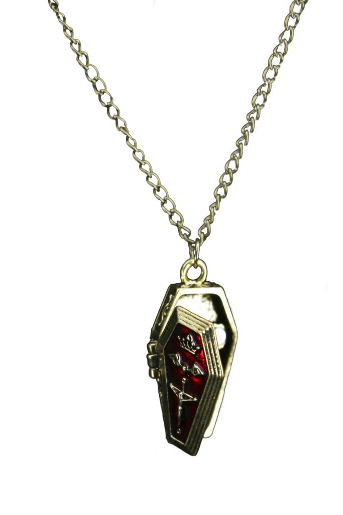 55453 - Coffin Casket Necklace, Opens Up - Image 4