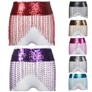 566 - Stretchy Sequin Belt