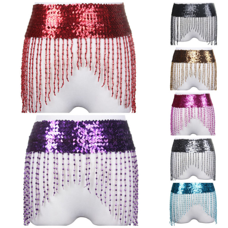 566 - Stretchy Sequin Belt