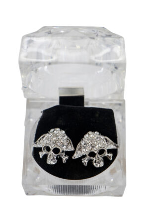 61005 - Skull with Wings Earrings