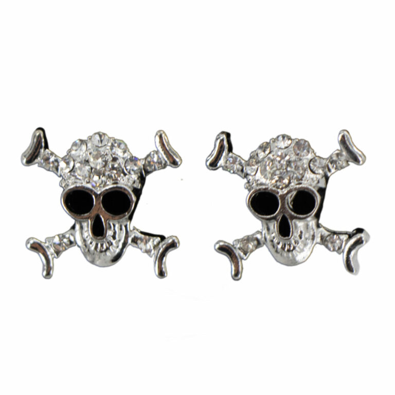 61006 - Skull & Bone Earrings - Image 2