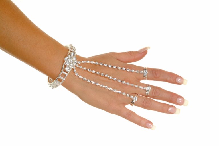 622 - Slave Bracelet with 3 lines - Silver - Image 3