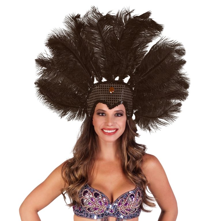 63006 - Showgirl Costume Headpiece - Image 3