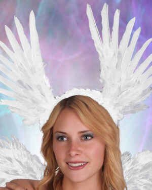 63021 - Dark Angel Feather Headband