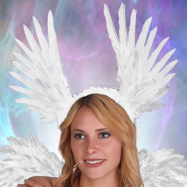 63021 - Dark Angel Feather Headband