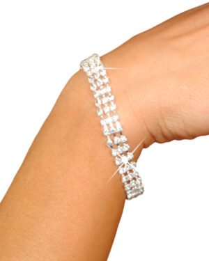 632 - 3 Row Bracelet - Silver