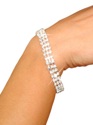 632 - 3 Row Bracelet - Silver