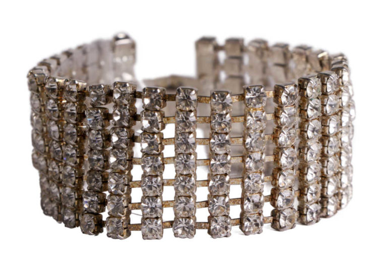 634 - 7 Row Bracelet - Silver - Image 3