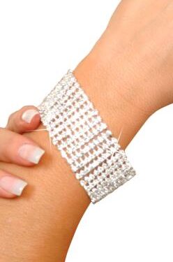 636 - 10 Row Bracelet -Silver